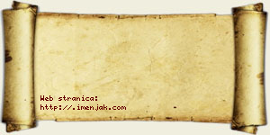 Jasmina Bosić vizit kartica